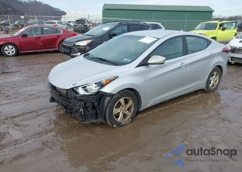 2015 Hyundai Elantra Se z USA, uszkodzony, nr VIN 5NPDH4AE4FH547697